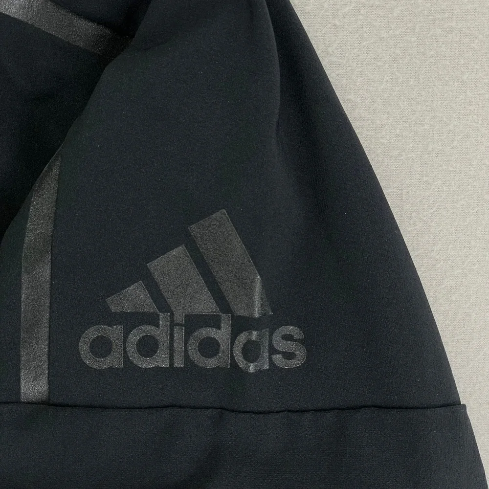 adidas ZNE Bomber‎ Jacket Mens Medium Black Performance Tech Water Repellant